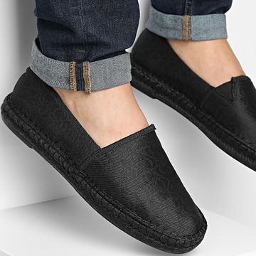 Calvin Klein - Espadrillas Jaq Mono 1468 Nero Mono Jacquard