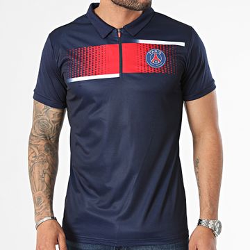 PSG - Polo manica corta Paris Saint-Germain P15376C-CL02 blu navy