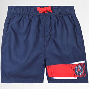 PSG - Pantaloncini da bagno per bambini del Paris Saint-Germain P15395C blu navy rosso