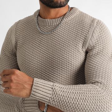 LBO - Maglione girocollo 0515 Beige