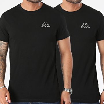 Kappa - Set di 2 magliette 39492136 Nero
