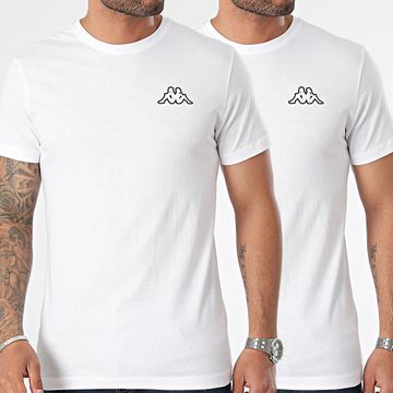 Kappa - Set di 2 magliette 39492236 Bianco
