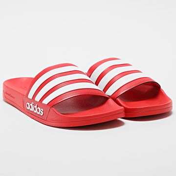 Adidas Sportswear - Claquettes Adilette Shower GZ5923 Rosso Vivido Nuvola Bianca