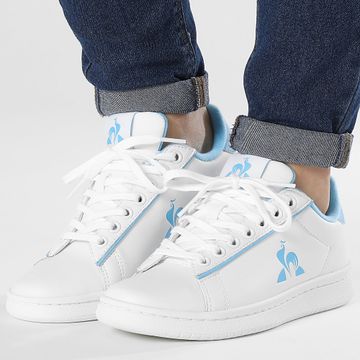 Le Coq Sportif - Court Clean 2410758 Optical White Baltic Sea Sneakers da donna
