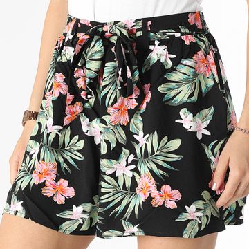 Only - Pantaloncini da jogging Nova Life Donna Nero Floreale