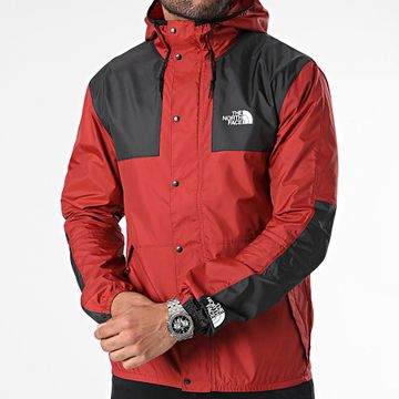 The North Face - Giacca a vento con cappuccio Moutain A5IG3 Rosso