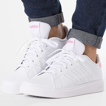 Adidas Sportswear - Scarpe da ginnastica donna Advantage Base 2.0 J ID3886 Cloud White Bliss Pink Core Black
