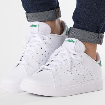 Adidas Sportswear - Scarpe da ginnastica Advantage Base 2.0 J Donna ID3889 Bianco Nuvola Verde