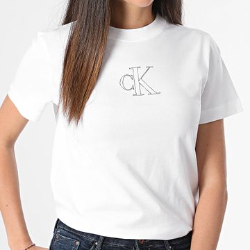 Calvin Klein - Maglietta da donna 4791 bianca