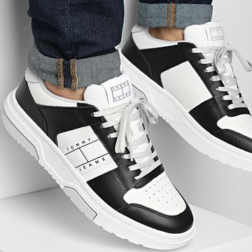Tommy Jeans - Scarpe da ginnastica Brooklyn Leather 1429 Nero