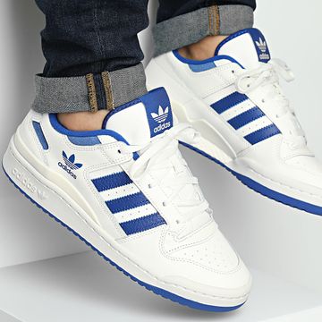 Adidas Originals - Cestini Forum Low IH7829 Core White Royal Blue