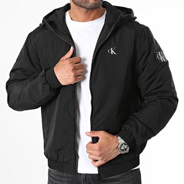 Calvin Klein - 5596 Giacca nera con cappuccio e zip