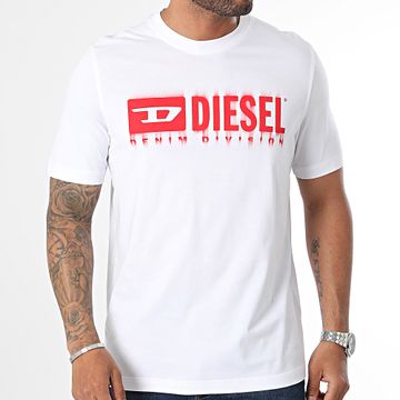 Diesel - Adjust Q7 Tee Shirt A15398-0GRAI Bianco