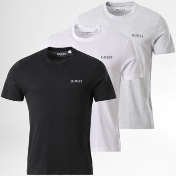 Guess - Set di 3 magliette U4YG52-KCAM1 nero bianco grigio erica