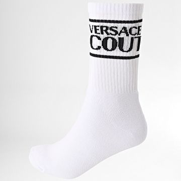 Versace Jeans Couture - Coppia di calzini 76GA0J04 Bianco