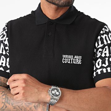 Versace Jeans Couture - Polo manica corta 77GAG6R1-JS389 Nero