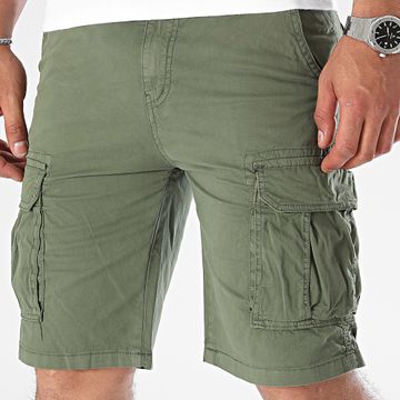 KZR - Pantaloncini Cargo Verde Khaki