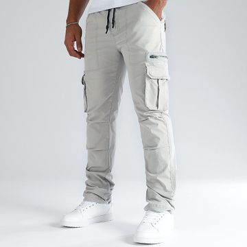 LBO - 0504 Pantaloni cargo grigio chiaro