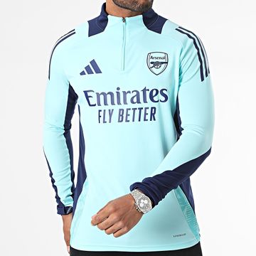 Adidas Sportswear - Maglietta manica lunga con strisce Arsenal IT2208 Turchese Blu Navy