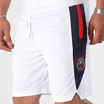 Classic Series - Pantaloncini da jogging a righe Whaks White Navy