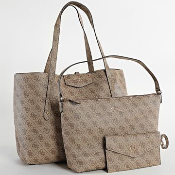 Guess - Lotto Tote e borsa reversibile da donna HWEBG8 Cammello