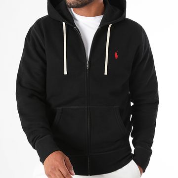Polo Ralph Lauren - Original Player Felpa con zip e cappuccio nero