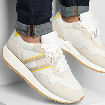 Tommy Jeans - Tjm Modern Runner 1435 Newsprint Gentle Gold Sneakers