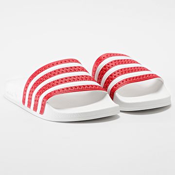 Adidas Originals - Adilette IG9286 Migliori Calzature Scarlatto Sandali Bianco
