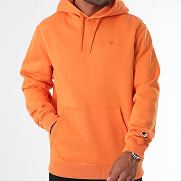 Champion - Felpa con cappuccio 220274 Arancione