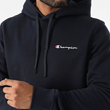 Champion - Felpa con cappuccio 220258 blu navy