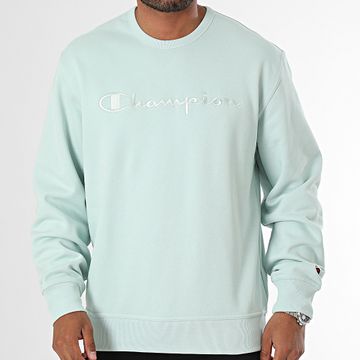 Champion - Felpa girocollo 220272 Verde chiaro