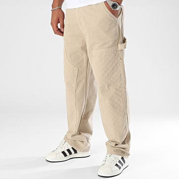 2Y Premium - Jeans larghi beige