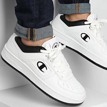 Champion - Foul Play Element Low S22340 Bianco Nero Scarpe da ginnastica