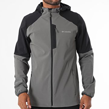 Columbia - Giacca con cappuccio con zip 2095683 Grigio Nero