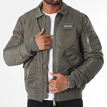 Schott NYC - Giacca bomber 210100RS Grigio