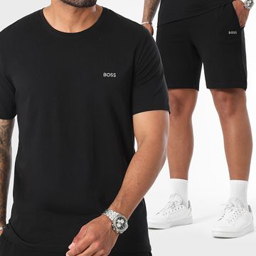 BOSS - Mix And Match Tee Shirt e set di pantaloncini da jogging 50515391 50515367 Nero