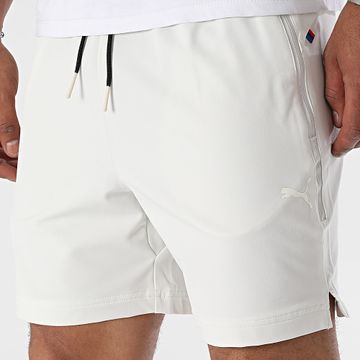 Puma - BMW MMS Life 627539 Pantaloncini da jogging bianco sporco