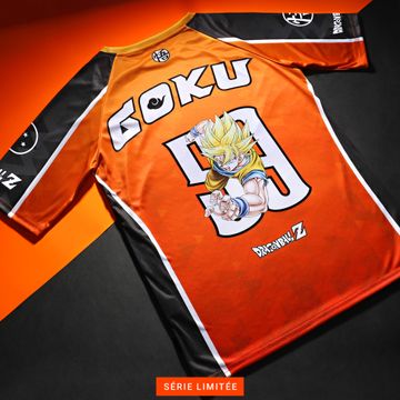 Dragon Ball Z - Maglia da collezione di Goku Arancione Nero