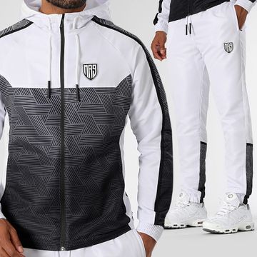 MA9 Mafia Nueve - Tuta sportiva Gradiente Carbon White Diamond