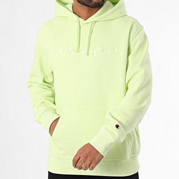 Champion - Felpa con cappuccio 220271 Verde chiaro
