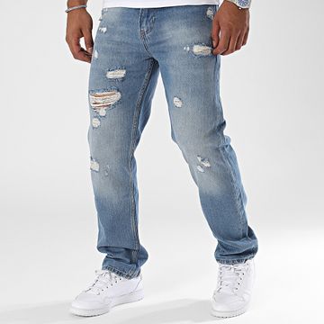 2Y Premium - Jeans blu in denim dal taglio regolare