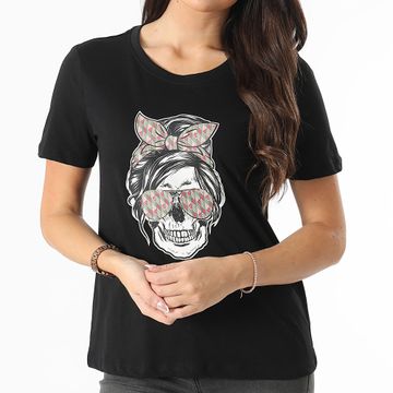 Only - Maglietta da donna Stella Life Nero
