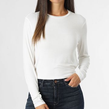 Only - Como - Maglietta a maniche lunghe donna Bianco