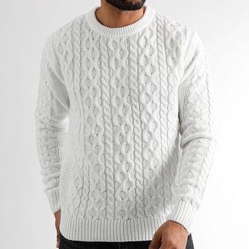 LBO - Maglione a girocollo 1426 Bianco