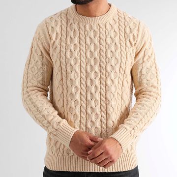 LBO - Maglione a girocollo 1429 Beige
