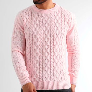 LBO - Maglione a girocollo 1430 Rosa