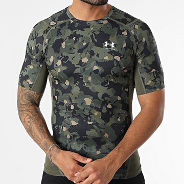 Under Armour - Maglietta HeatGear 1386937 Verde Khaki