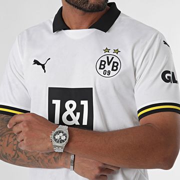 Puma - Borussia Dortmund 09 Maglia Calcio Terza Maglia Replica 774964 Bianco Nero Giallo