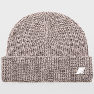 K-Way - Bonnet Brice Cardigan Punto Lana Marrone