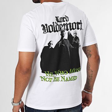 Harry Potter - Maglietta oversize Voldemort Bianco